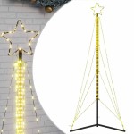 vidaXL Pom de Crăciun LED 483 LED-uri Alb Cald 240 cm vidaXL Pom de Crăciun LED 483 LED-uri Alb Cald 240 cm