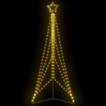 vidaXL Pom de Crăciun LED 483 LED-uri Alb Cald 240 cm vidaXL Pom de Crăciun LED 483 LED-uri Alb Cald 240 cm