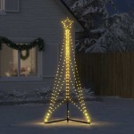 vidaXL Pom de Crăciun LED 483 LED-uri Alb Cald 240 cm vidaXL Pom de Crăciun LED 483 LED-uri Alb Cald 240 cm