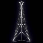 vidaXL Pom de Crăciun LED 483 LED-uri Alb Rece 240 cm vidaXL Pom de Crăciun LED 483 LED-uri Alb Rece 240 cm