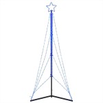 vidaXL Pom de Crăciun LED 483 LED-uri Albastru 240 cm