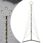 vidaXL Pom de Crăciun LED 483 LED-uri colorate 240 cm vidaXL Pom de Crăciun LED 483 LED-uri colorate 240 cm