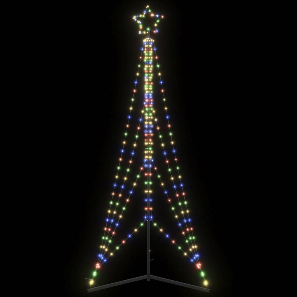 vidaXL Pom de Crăciun LED 483 LED-uri colorate 240 cm