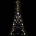 vidaXL Pom de Crăciun LED 483 LED-uri colorate 240 cm vidaXL Pom de Crăciun LED 483 LED-uri colorate 240 cm