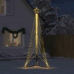 vidaXL Pom de Crăciun LED 525 LED-uri Alb Cald 302 cm vidaXL Pom de Crăciun LED 525 LED-uri Alb Cald 302 cm