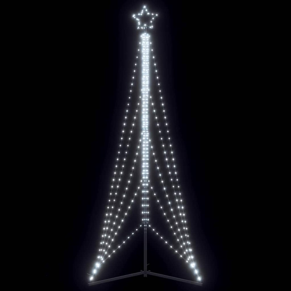 vidaXL Pom de Crăciun LED 525 LED-uri Alb Rece 302 cm