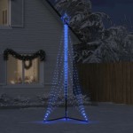 vidaXL Pom de Crăciun LED 525 LED-uri Albastru 302 cm vidaXL Pom de Crăciun LED 525 LED-uri Albastru 302 cm