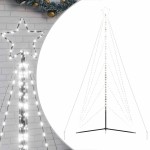 vidaXL Pom de Crăciun LED 615 LED-uri Alb Rece 404,5 cm vidaXL Pom de Crăciun LED 615 LED-uri Alb Rece 404,5 cm