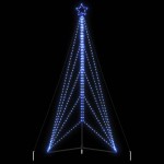 vidaXL Pom de Crăciun LED 615 LED-uri Albastru 404,5 cm