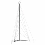 vidaXL Pom de Crăciun LED 615 LED-uri Albastru 404,5 cm