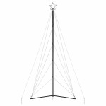 vidaXL Pom de Crăciun LED 615 LED-uri Albastru 404,5 cm