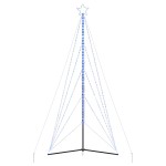 vidaXL Pom de Crăciun LED 615 LED-uri Albastru 404,5 cm