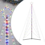 vidaXL Pom de Crăciun LED 615 LED-uri colorate 404,5 cm vidaXL Pom de Crăciun LED 615 LED-uri colorate 404,5 cm