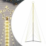 vidaXL Pom de Crăciun LED 861 LED-uri Alb Cald 478 cm vidaXL Pom de Crăciun LED 861 LED-uri Alb Cald 478 cm