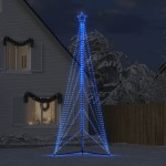 vidaXL Pom de Crăciun LED 861 LED-uri Albastru 478 cm vidaXL Pom de Crăciun LED 861 LED-uri Albastru 478 cm