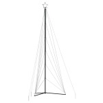 vidaXL Pom de Crăciun LED 861 LED-uri colorate 478 cm