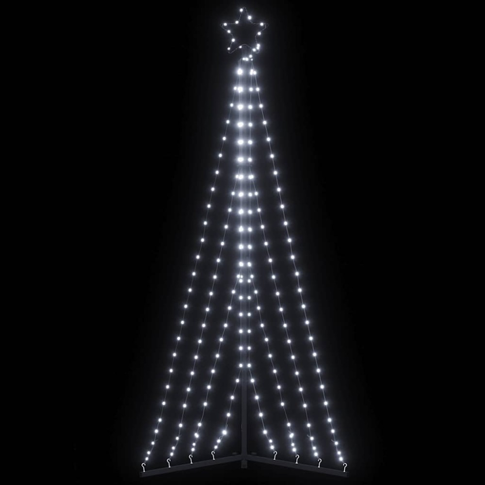 vidaXL Pom de Crăciun LED 339 LED-uri Alb Rece 187 cm