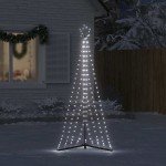 vidaXL Pom de Crăciun LED 339 LED-uri Alb Rece 187 cm