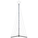 vidaXL Pom de Crăciun LED 339 LED-uri Alb Rece 187 cm