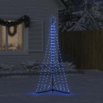 vidaXL Pom de Crăciun LED 339 LED-uri Albastru 187 cm vidaXL Pom de Crăciun LED 339 LED-uri Albastru 187 cm