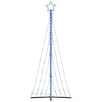 vidaXL Pom de Crăciun LED 447 LED-uri Albastru 249 cm vidaXL Pom de Crăciun LED 447 LED-uri Albastru 249 cm