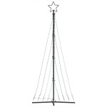 vidaXL Pom de Crăciun LED 447 LED-uri colorate 249 cm