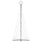 vidaXL Pom de Crăciun LED 447 LED-uri colorate 249 cm