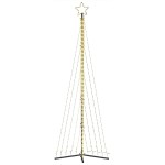 vidaXL Pom de Crăciun LED 495 LED-uri Alb Cald 300,5 cm