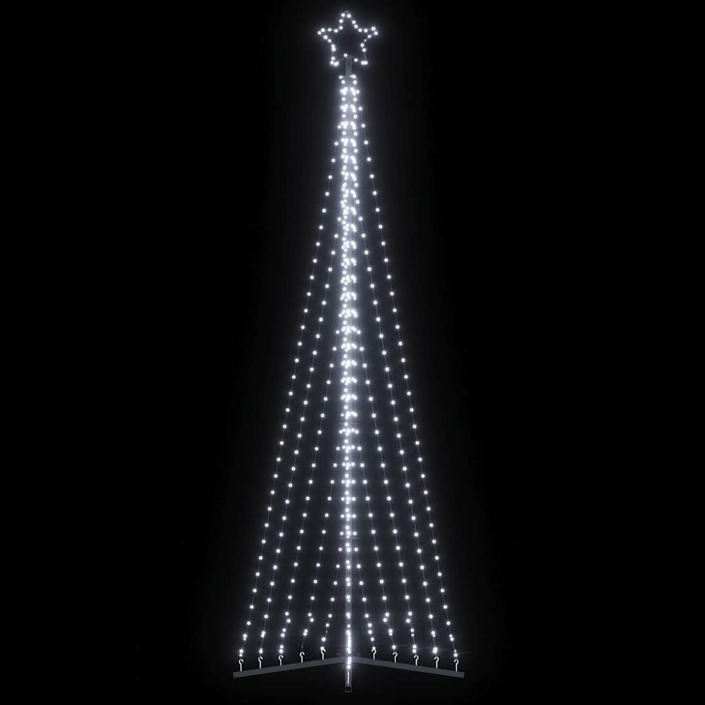 vidaXL Pom de Crăciun LED 495 LED-uri Alb Rece 300,5 cm