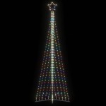 vidaXL Pom de Crăciun LED 495 LED-uri colorate 300,5 cm vidaXL Pom de Crăciun LED 495 LED-uri colorate 300,5 cm