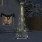 vidaXL Pom de Crăciun LED 495 LED-uri colorate 300,5 cm vidaXL Pom de Crăciun LED 495 LED-uri colorate 300,5 cm