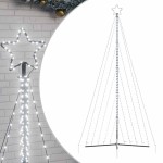 vidaXL Pom de Crăciun LED 570 LED-uri Alb Rece 399 cm vidaXL Pom de Crăciun LED 570 LED-uri Alb Rece 399 cm