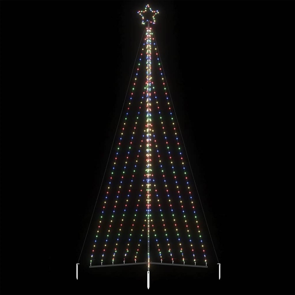 vidaXL Pom de Crăciun LED 570 LED-uri colorate 399 cm