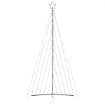 vidaXL Pom de Crăciun LED 570 LED-uri colorate 399 cm