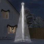 vidaXL Pom de Crăciun LED 789 LED-uri Alb Rece 476 cm vidaXL Pom de Crăciun LED 789 LED-uri Alb Rece 476 cm