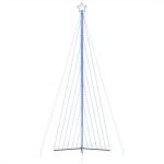 vidaXL Pom de Crăciun LED 789 LED-uri Albastru 476 cm