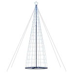 vidaXL Pom de Crăciun LED 1534 LED-uri Albastru 503 cm vidaXL Pom de Crăciun LED 1534 LED-uri Albastru 503 cm