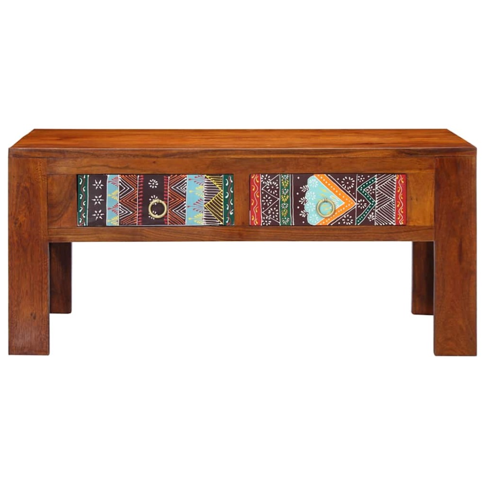 vidaXL Măsuță de cafea, 90x50x40 cm, lemn masiv de acacia