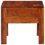 vidaXL Noptiera 40x40x36 cm din lemn masiv de salcam