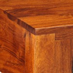 vidaXL Noptiera 40x40x36 cm din lemn masiv de salcam