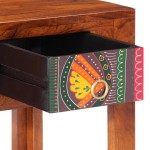 vidaXL Noptiera 40x40x36 cm din lemn masiv de salcam