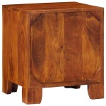 vidaXL Noptiera 40x35x45 cm din lemn masiv de salcam