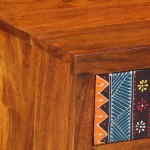 vidaXL Noptiera 2 buc 40x35x45 cm lemn masiv de salcam