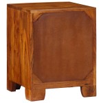 vidaXL Noptiera 35x35x45 cm din lemn masiv de salcam