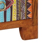 vidaXL Noptiera 35x35x45 cm din lemn masiv de salcam
