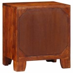 vidaXL Noptiera 40x30x45 cm din lemn masiv de salcam