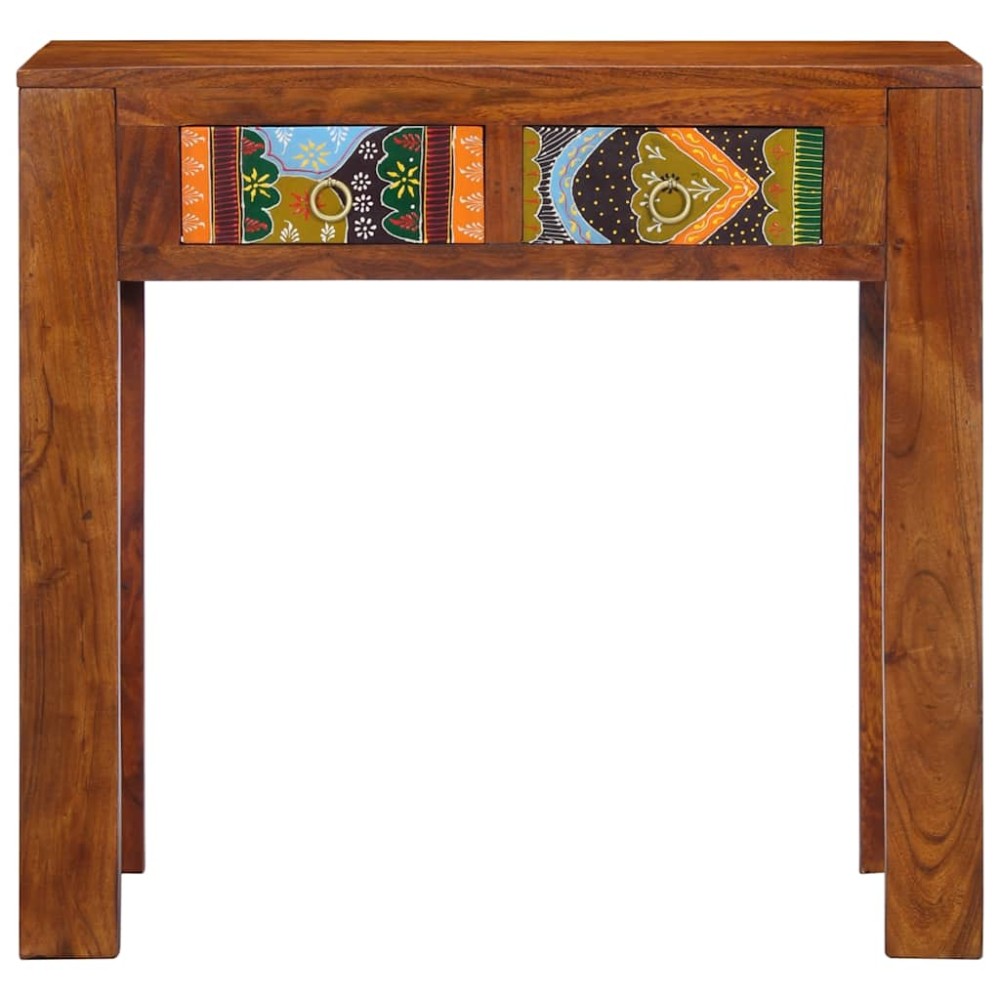 vidaXL Consolă 80x35x75 cm din lemn masiv de salcâm