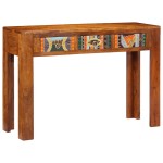 vidaXL Masă consolă, 110x35x75 cm, lemn masiv de acacia vidaXL Masă consolă, 110x35x75 cm, lemn masiv de acacia