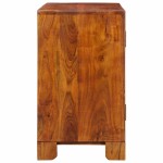 vidaXL Bufetă multicolor 90x35x60 din lemn masiv de salcâm