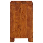 vidaXL Bufetă multicolor 50x35x60 din lemn masiv de salcâm